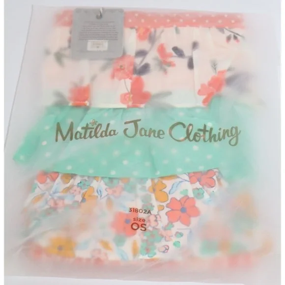 MATILDA JANE Dream Chasers in the Ruffles Floral Drawstring Tote Bag NEW - Picture 2 of 9
